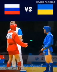 Украинец не пожал руку русскому спортсмену